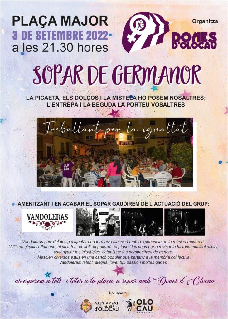Olocau sopar germanor