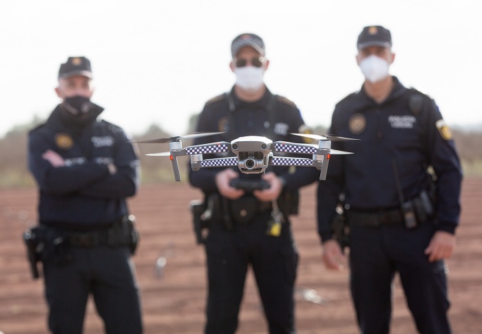 drones policia betera