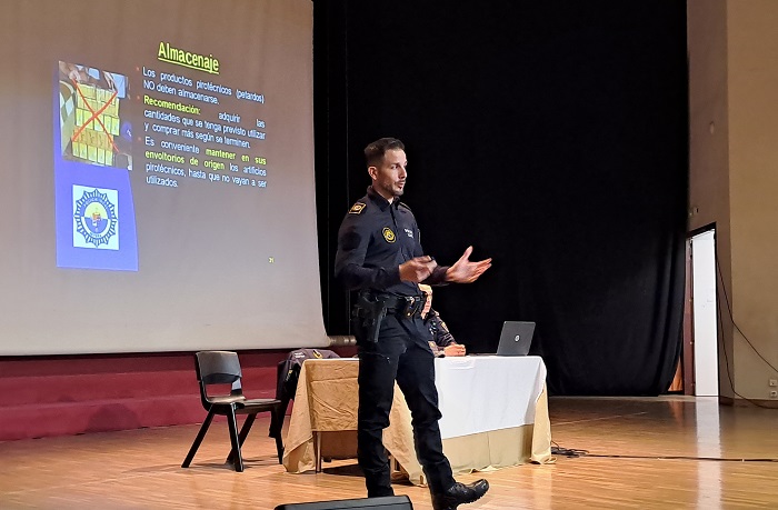 charla pertardos Policia Local