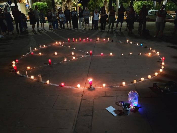 vigilia por palestina Olocau