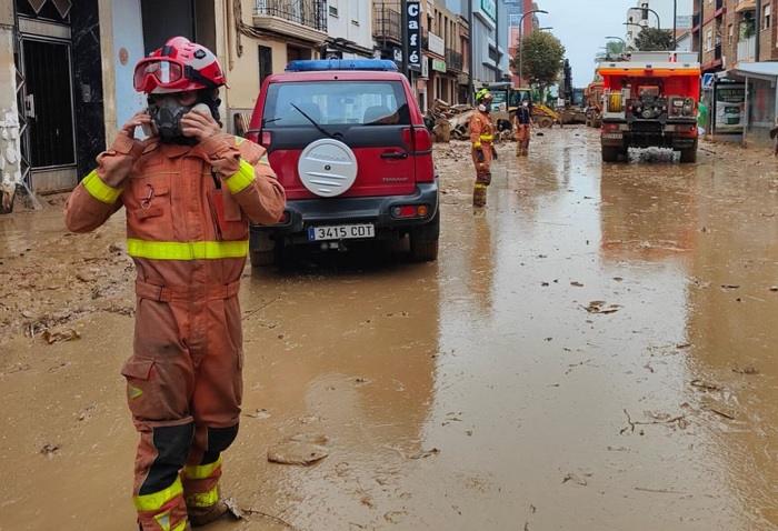 bomberos lluvias