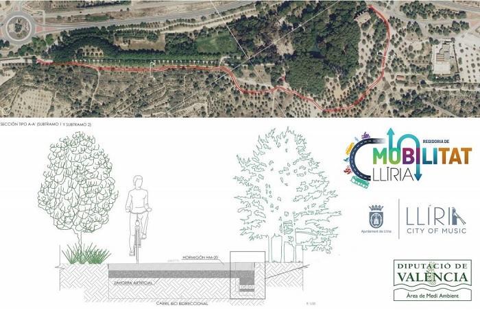 carril bici lliria