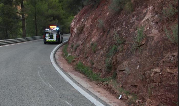trafico carretera Olocau